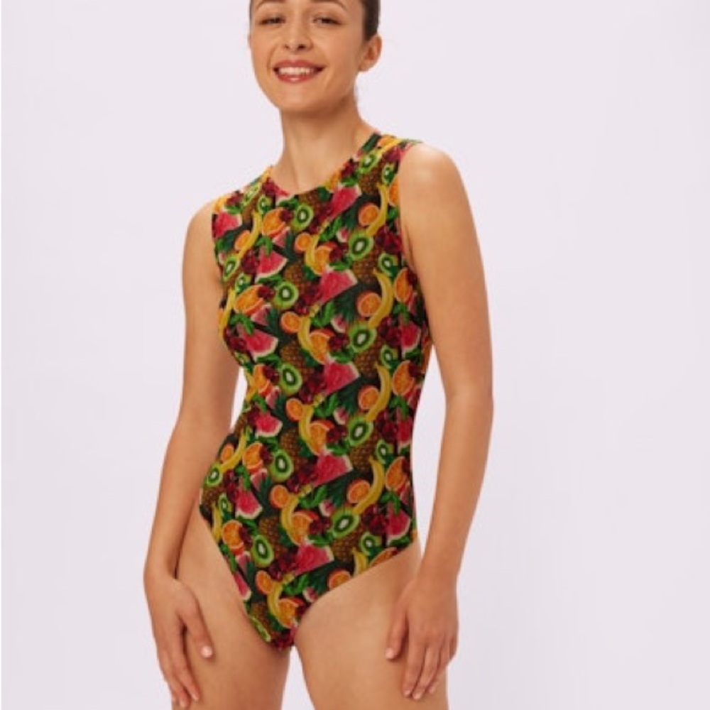 Tropical Print Women's bodysuit